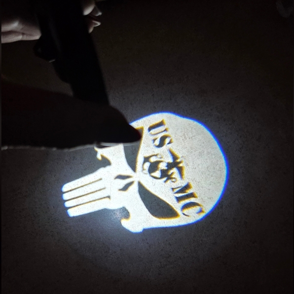 2 wireless USMC Marine corps wireless universal Car Door Projector Ghost… - Picture 4 of 4